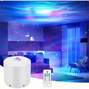 Sfeerverlichting Ster Projector Galaxy Projector met Afstandsbediening - Verstelbare Snelheid - Helderheid Night Light Projector Aurora Lights - Kinderen Volwassen Party Decoratie.