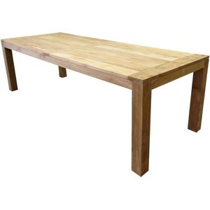 Krista dining tuintafel 260x100xH77,5 cm  - poten 12 cm teak