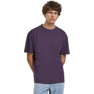 Build your Brand Cotton Loose Tee BY308 - PURPLE NIGHT - L