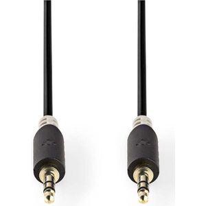 Nedis CABP22000AT20 Stereo Audiokabel 3,5 Mm Male - 3,5 Mm Male 2,0 M Antraciet