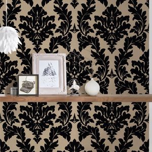 Architects Paper - Castello - Vliesbehang - Zwart - Grijs - Goud