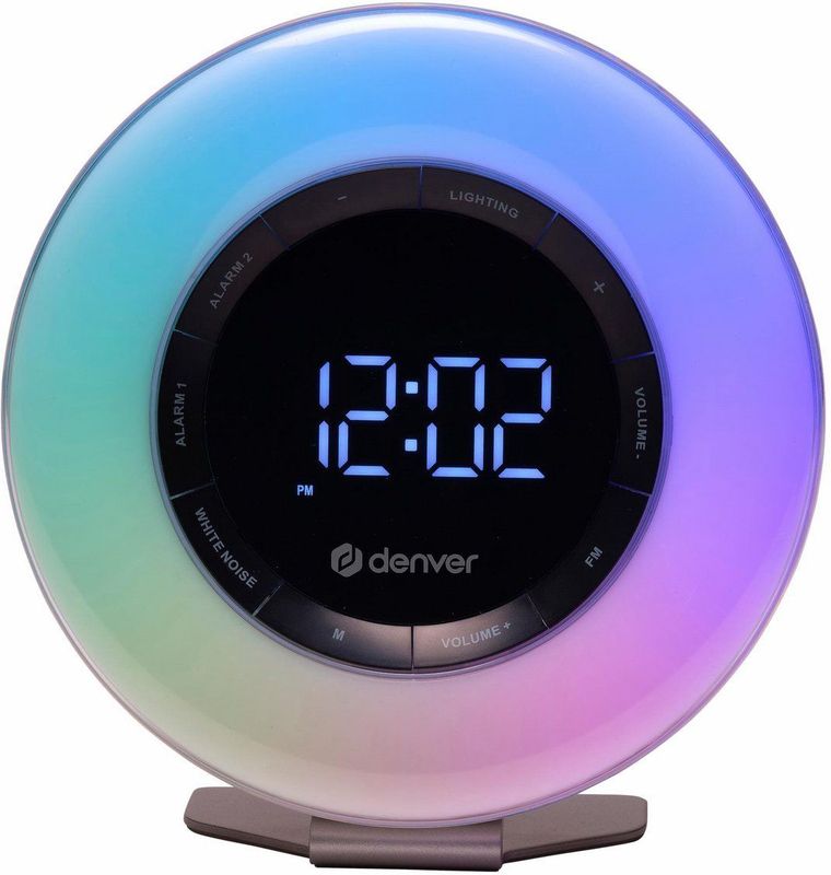 Denver - CRL342 - Wekkerradio - Lichtwekker - White Noise