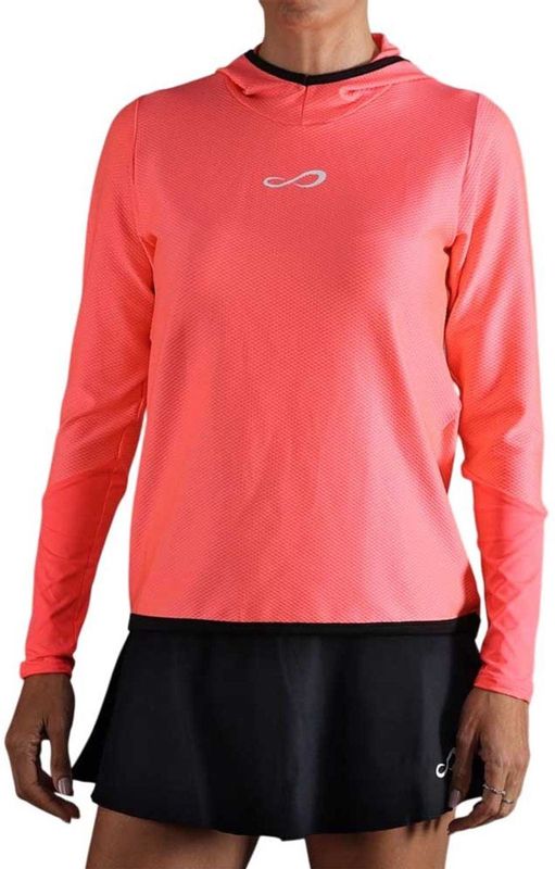 Endless Breath Line Hoodie Oranje S Vrouw