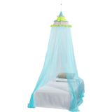 Klamboe Magic - Topring 58cm/ Omtrek 10mtr - Aqua/ lime/ roze - 1 pers