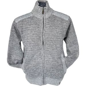 Vest gevoerd, teddy voering ,heerlijk warm ! size L kleur grijs leuk kado ,cadeau