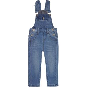 Slim Fit Denim Overalls voor Kleine Jongens - Gebroken Bibs