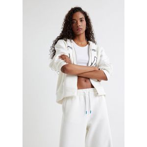 Capuchon kraag Rits gedetailleerd Vest