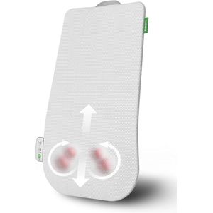 Rugmassageapparaat met warmte en groot massageoppervlak - Shiatsu massagekussen voor rug, taille en schouders