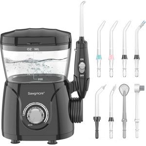 Waterflosser 600 ml - Efficiënte Tandreiniging en Mondverzorging met 8 Sproeiers