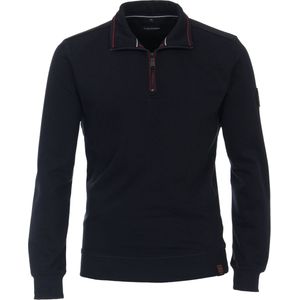 Casa Moda Half Zip Trui Donkerblauw - Maat XXL - Heren