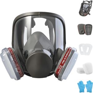 Herbruikbare volgelaatsmasker-set voor gas- en stofbescherming