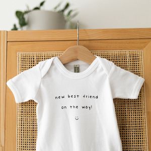Baby rompertje met tekst - New to the crew - Maat 50-56 - Aankondiging zwangerschap - Cadeau - Zwangerschap aankondiging - aankondiging baby - pregnancy announcement