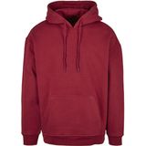 Basic Oversized Hoodie met capuchon Burgundy