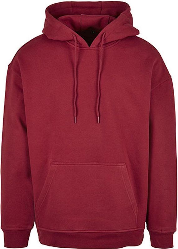 Basic Oversized Hoodie met capuchon Burgundy