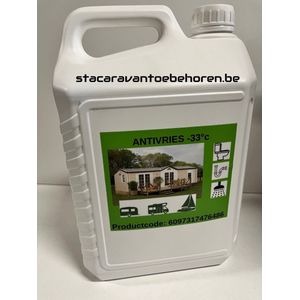 Caravax antivries drinkwatersysteem -33°C - 5liter - stacaravan - sifons - afvoer - winteronderhoud - caravan - boot