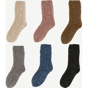 Basset -Homesocks - Marine - Maat 36/42 - Met Antislip laag op de voetzool - Super Zacht - Huissokken -