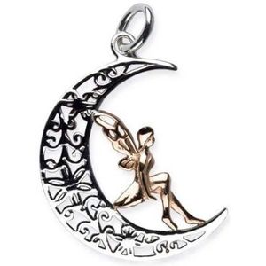 Hanger - Fairy on Moon - 925 sterling silver
