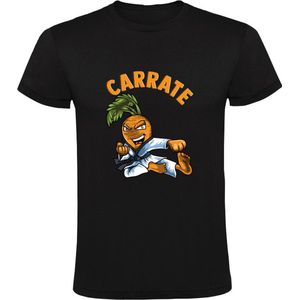 Carrate Heren T-shirt | wortel | karate | vechtkunst | vechtsport | grappig