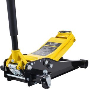 Autokrik Hydraulisch - Krik - Garagekrik - Laagprofiel Vloerkrik - 2 Ton - Motorlift - Heavy-Duty IJzeren Constructie - Ideaal voor Auto's en Motorsporttoepassingen