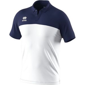 Errea - Bob Polo Mc Jr - Poloshirt - Wit Blauw - Kind