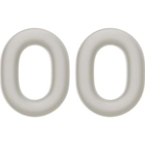 Siliconen beschermhoezen voor hoofdtelefoons, zweetbestendig en gemakkelijk afwasbaar (beige)