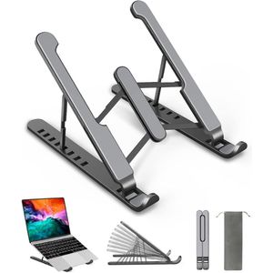 VELTRR® Laptop Standaard - Laptop Stand - Verhoging - Zwart