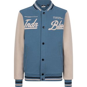 Indian Blue Jeans Baseball Vest Blauw/Ecru