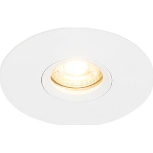 QAZQA buco - Moderne Inbouwspot - 1 lichts - Ø 120 mm - Wit - Woonkamer | Slaapkamer | Keuken