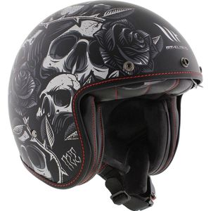 MT - Le Mans 2 SV - Jethelm - Mat Grijs - Thermoplastic Buitenschaal