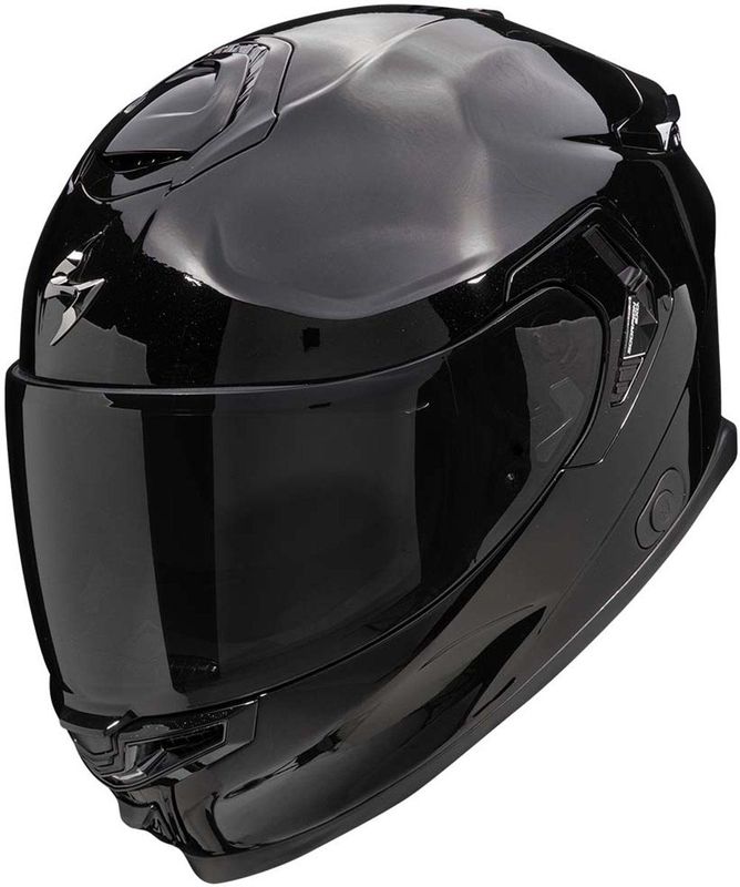Scorpion EXO-GT SP AIR Solid Metallic Zwart Integraalhelm - Maat M - Helm
