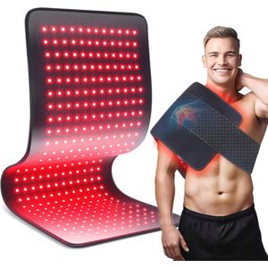 Rood lichttherapie lamp voor spierontspanning en pijnverlichting - 360 LED's en demontabel ontwerp