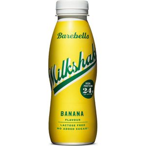 Barebells Milkshake - Eiwitshake / Proteine Shake - Lactosevrij - 8 x 330 ml - Banaan