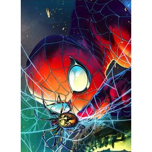 Diamond painting Spiderman 50x70 vierkante steentjes
