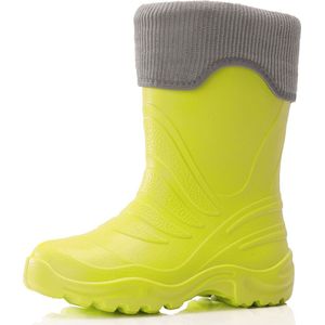 Ladeheid - LA-LMG-861-Termix - Dames Regenlaarzen - Lime509/Grijs - Rubber - Gevoerd - Waterdicht