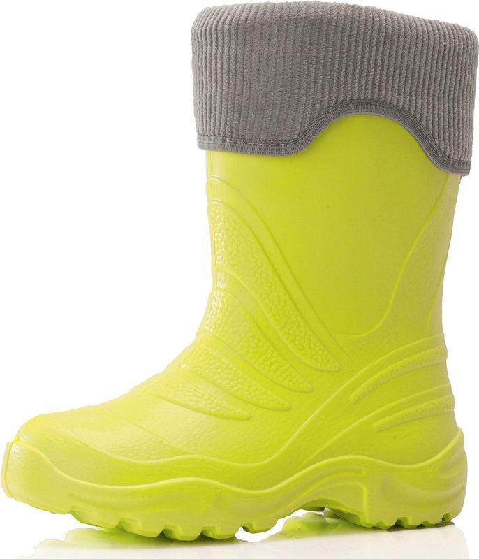 Ladeheid - LA-LMG-861-Termix - Dames Regenlaarzen - Lime509/Grijs - Rubber - Gevoerd - Waterdicht
