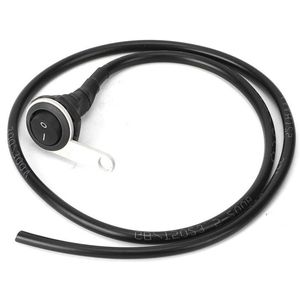 Stuurschakelaar 22 mm waterdicht voor spotlight lichtschakelaar motorfiets ATV's modificatieschakelaar enkel staal