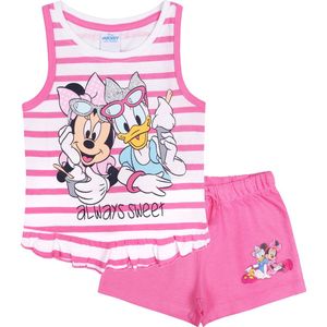 Kledingset: shirt en korte broek met Minnie Mouse en Daisy / 98 cm