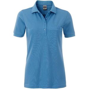 James and Nicholson Dames/dames Werkkleding Zak Polo (Aqua)