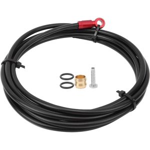 DIY 2 M Hoge Beveiliging Stabiele Fiets Cuttable Hydraulische Schijfrem Buis Kabel Kit voor SLX/XT/XTR Mountainbike(Rood) - Schijfremslang