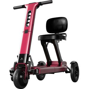 Relync - R2 - Opvouwbare Scootmobiel - Cherry Rood