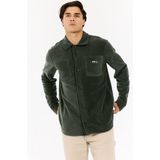 Protest - PRTFinest - Overshirt - Kale Green - High-pile Teddy Fleece