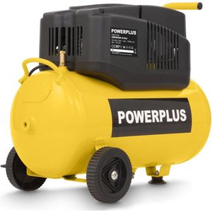 Powerplus compressor POWX17250 - Luchtcompressor 1200W - 8 bar - 24L vat - Olievrij