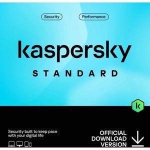 Kaspersky Standard - 12 Maanden - 1 Apparaat - PC/Mac/Mobiel Download