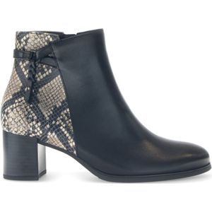 Gabor - 75.692 - Enkellaarzen - Zwart/Natuur