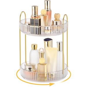 Unyqoos ® Uiterst Praktische 360° Draaibare Cosmetica-Organizer met Grote Capaciteit voor Elke Ruimte