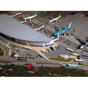 1:500 SXM (St. Maarten) - Diorama vliegveld set