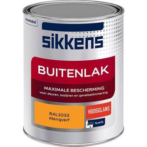 Sikkens Buitenlak - Verf - Hoogglans - Mengkleur - RAL1033 - 1 liter