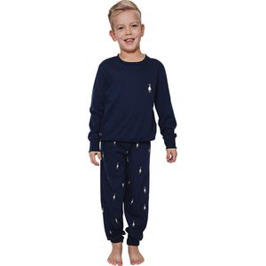 Pastunette Pyjama - Adventure - Katoen - Blauw - Maat 140