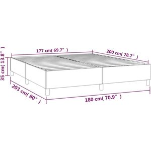 vidaXL-Boxspringframe-fluweel-donkerblauw-180x200-cm