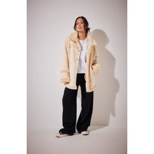 NA-KD Bonded Aviator Jacket Dames Jas - Maat 38